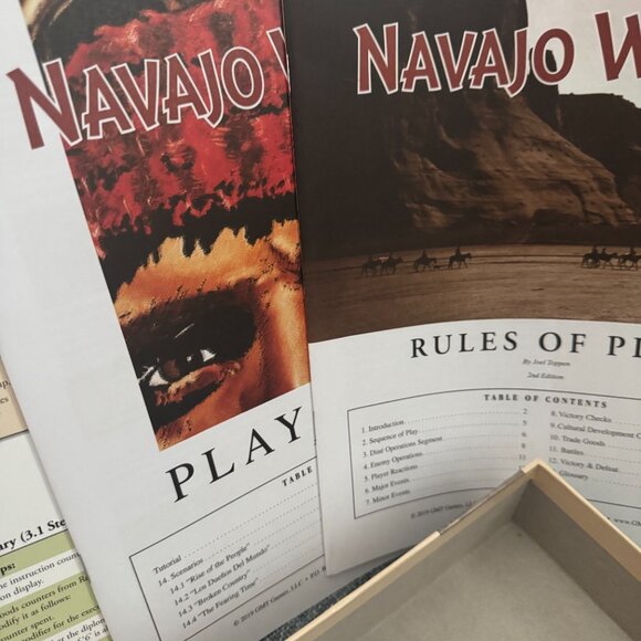 Navajo Wars (open, unpunched, cards sealed) GMT Games GMT1311 - Picture 12 of 14